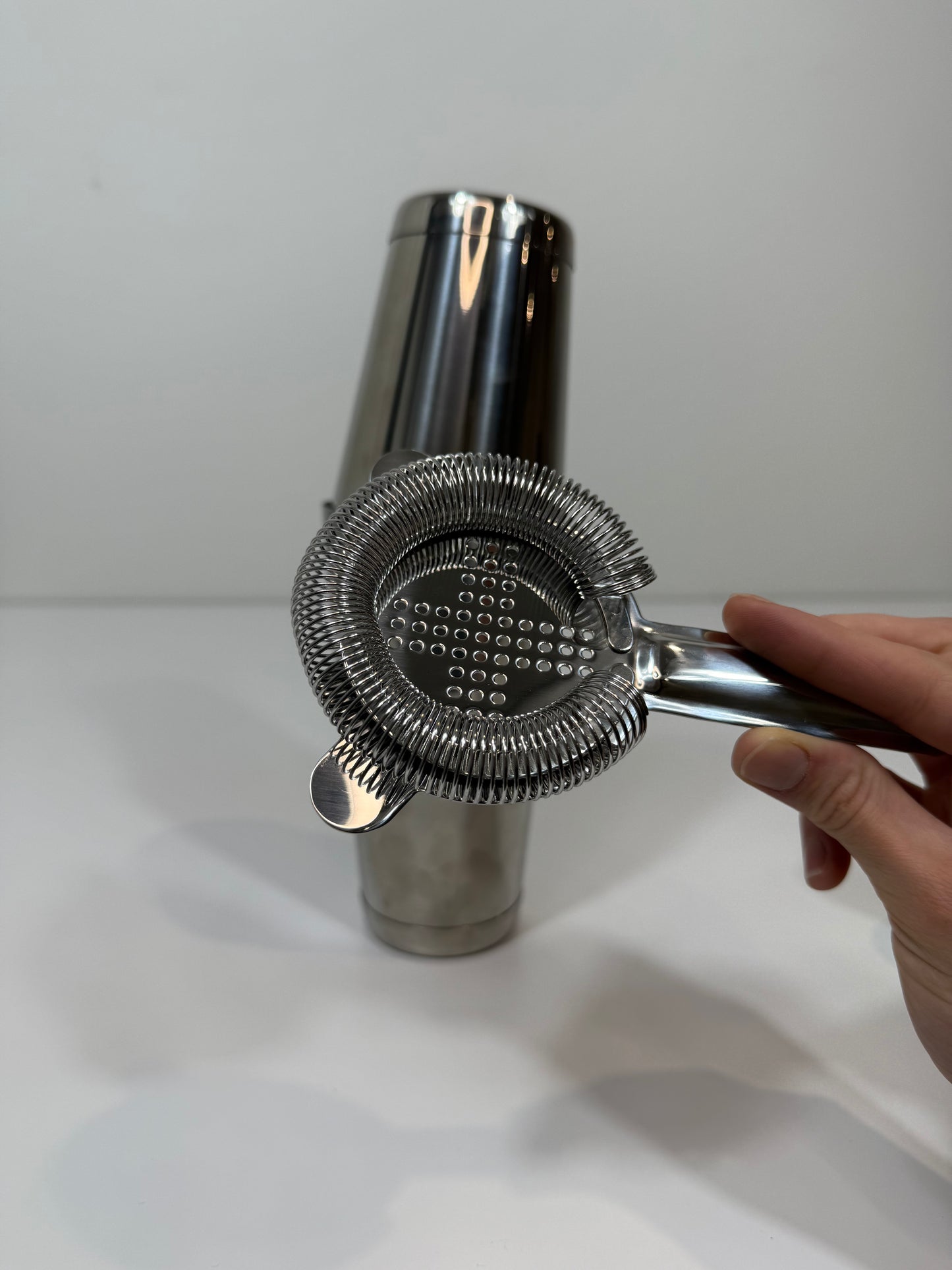 Stainless Steel Shaker + Strainer & Jigger