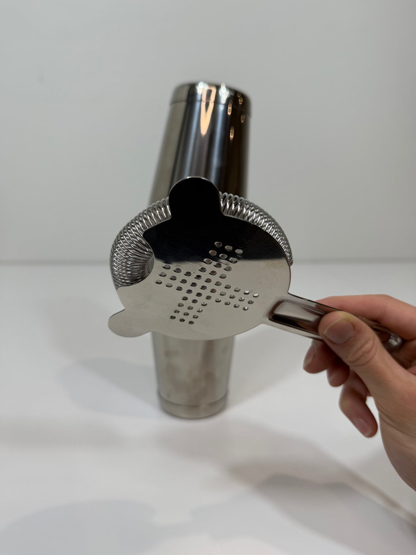 Stainless Steel Shaker + Strainer & Jigger